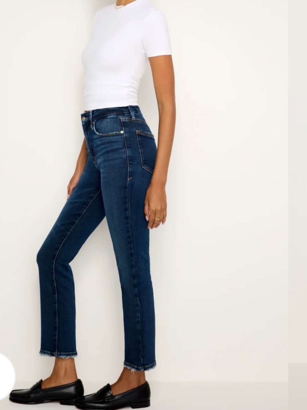 Good American Jeans Soft Tech Good Legs Straight Jeans